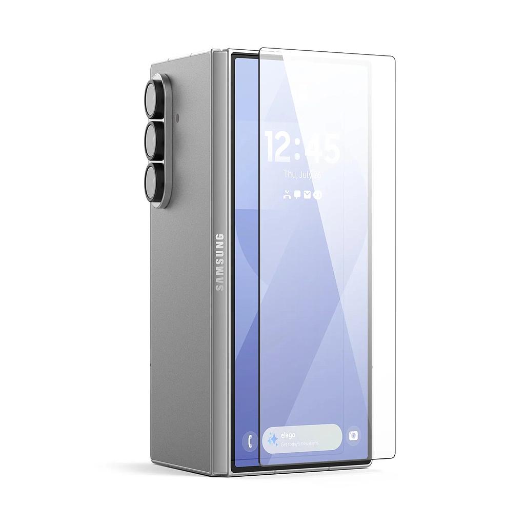Elago Samsung Galaxy Z Fold 7 Tempered Glass Screen Protector