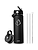 Buzio Duet Series Water Bottle with 2 Lids and Sleeve 650ML