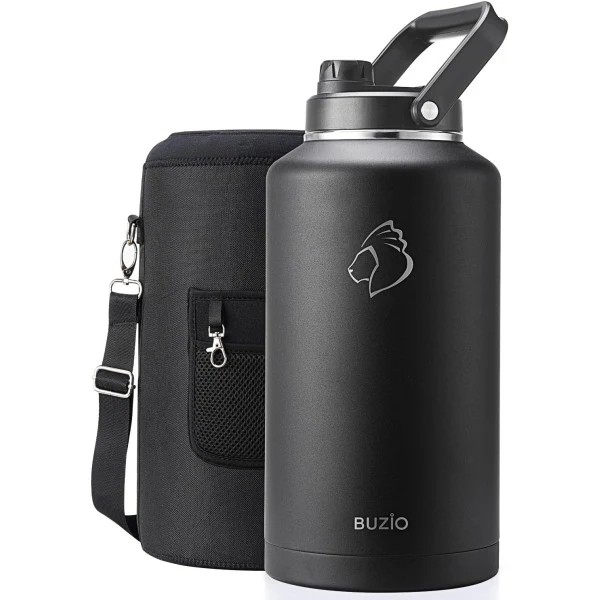 Buzio Rock Series 2 Gallon Jug with Spout Lid and Sleeve 7.5L