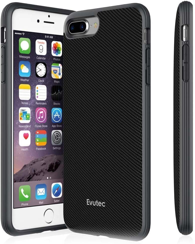 Evutec iPhone 8 Plus,7 Plus,6S Plus,6 Plus.Ballistic Nylon Case w/Vent Mount