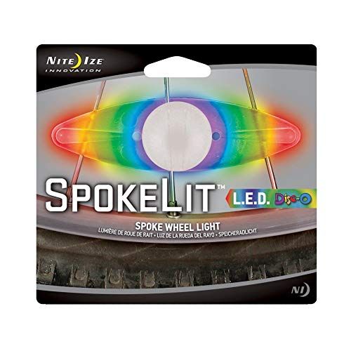 NiteIze SpokeLit® LED Bike Wheel Light - Disc-O - 1 Pack