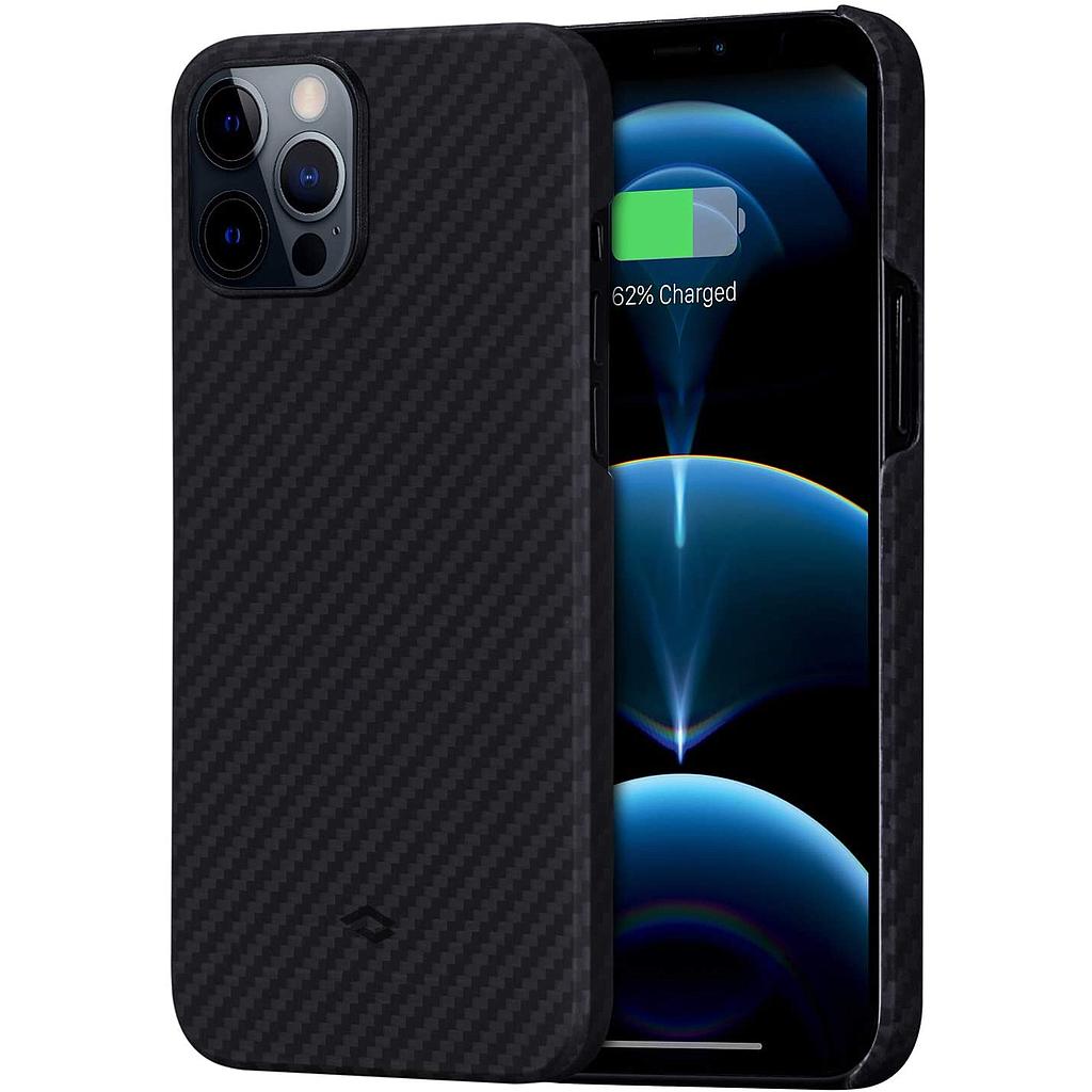 Pitaka iPhone 12 Pro MagEZ Case - Karbon