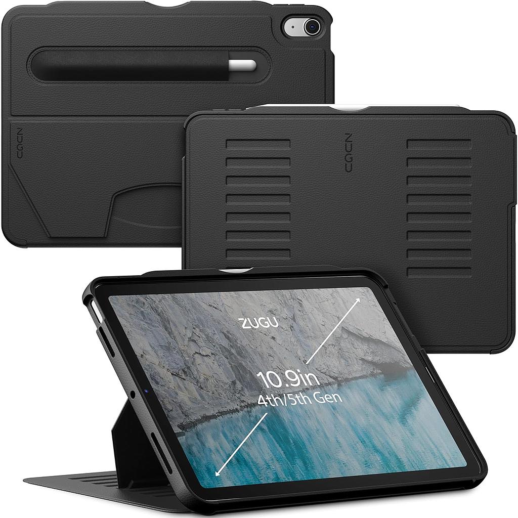 Zugu iPad Air 11"/10.9" (2020-2025) Alpha Case - Black