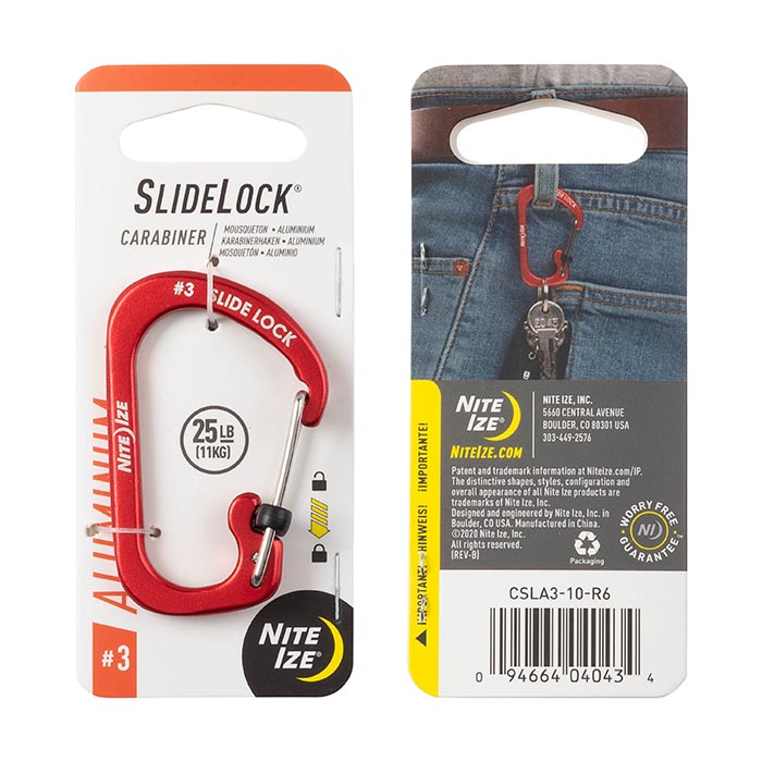 NiteIze SlideLock® Carabiner Aluminum #3