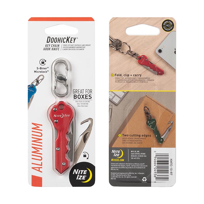 NiteIze DoohicKey® Key Chain Hook Knife