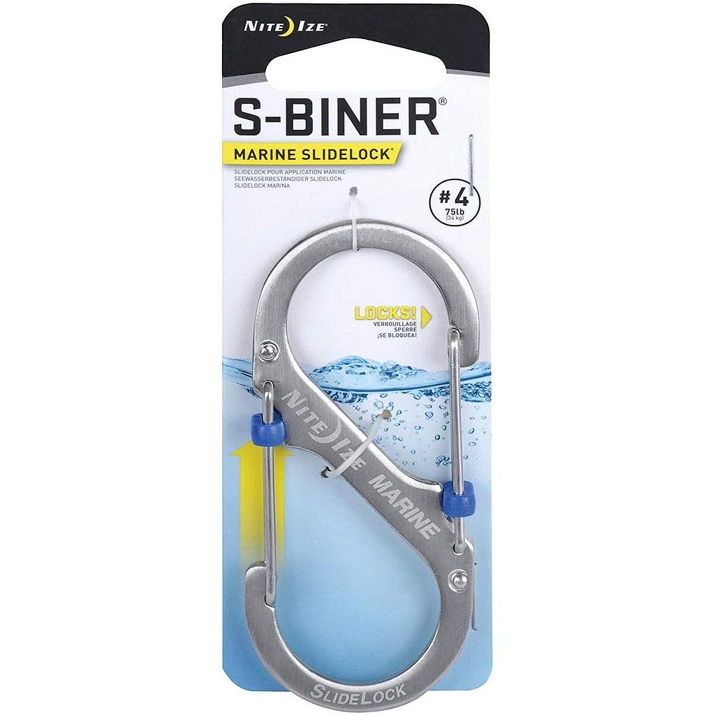 Niteize S-Biner® Marine SlideLock® #3 - Stainless Steel