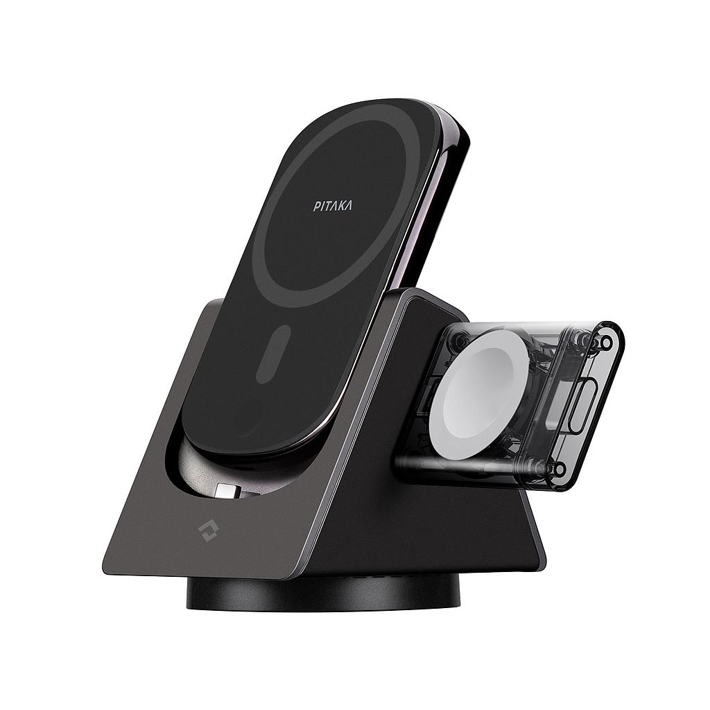 Pitaka MagEZ Slider 4-in-1 Wireless Charger + Power Dongle for Apple Watch