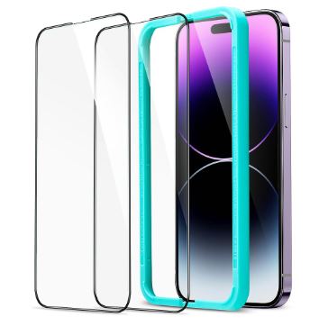 ESR iPhone 14 Pro Armorite edge to edge Tempered Glass Screen Protector 2Pack - (Online Packaging)