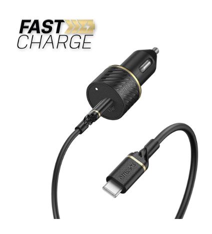 OtterBox Car Charger Bundle USB C 18W USB-PD + USB C-C Cable 1M - (Online Packaging)